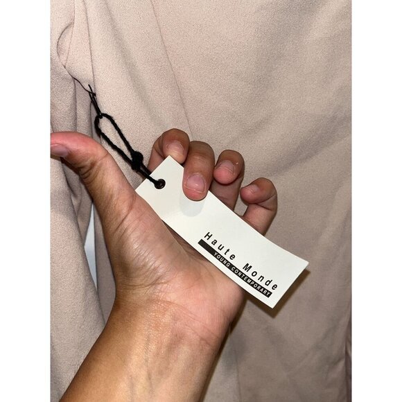 NWT Haute Monde Light Pink Open Front Blazer Jacket Women's Size XL - Picture 7 of 9